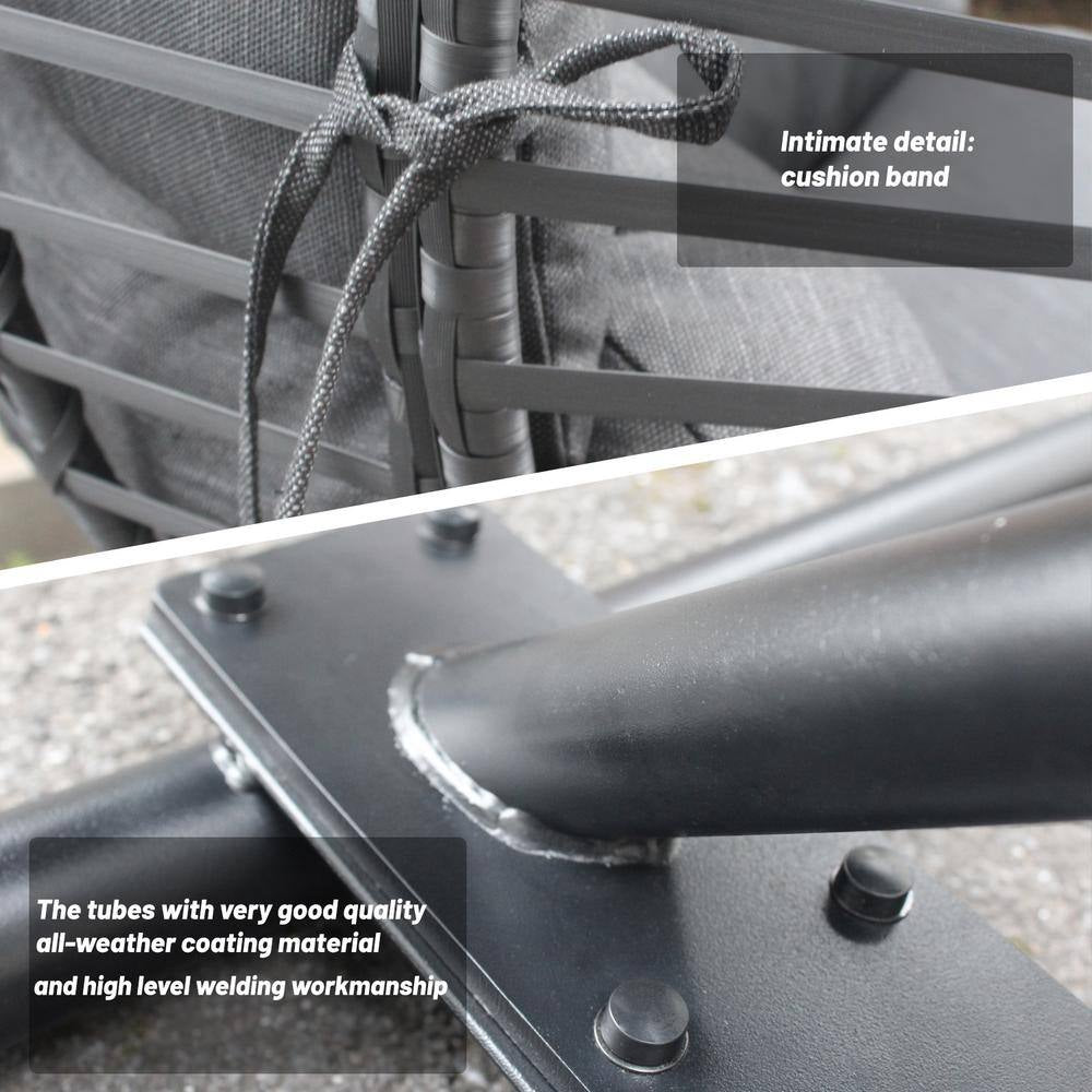 Wicker Luxury Patio Outdoor Swing Egg Chair Swing Chair Hanging Chair Lounge Chair