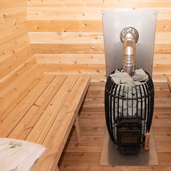 Leisurecraft CT Elation 4-Person Barrel Sauna