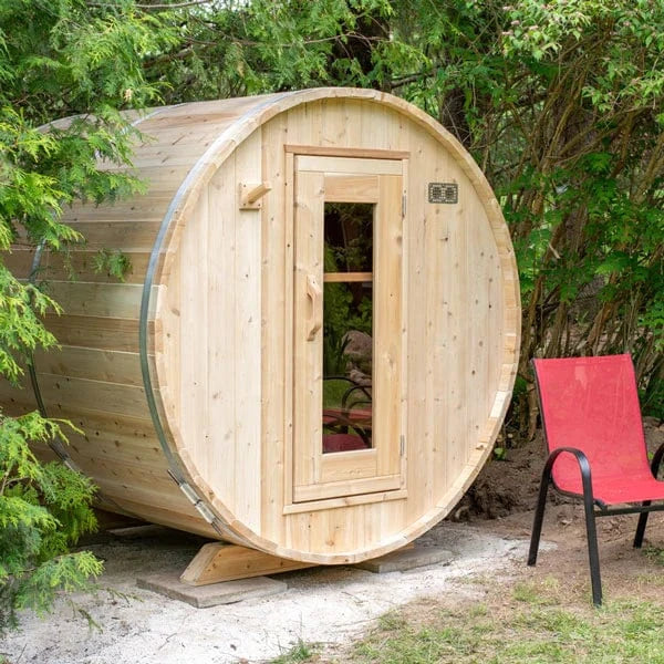 Leisurecraft CT Harmony 4-Person Barrel Sauna