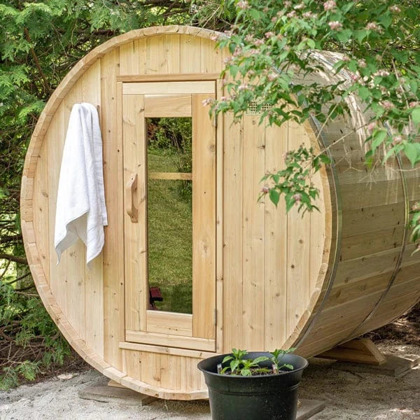 Leisurecraft CT Harmony 4-Person Barrel Sauna
