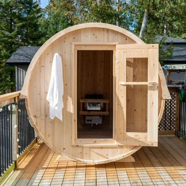 Leisurecraft CT Harmony 4-Person Barrel Sauna