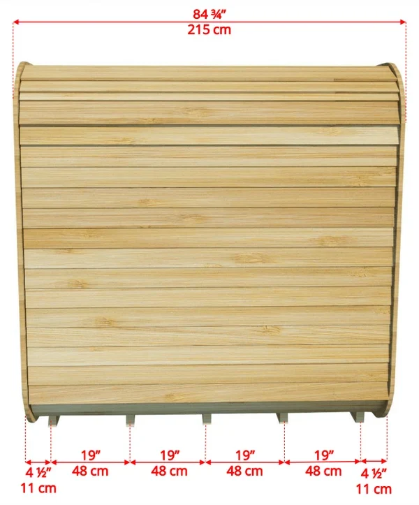 Leisurecraft CT Luna 4-Person Cube Sauna