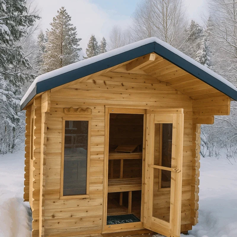 Leisurecraft CT Palmer 6-Person Cabin Outdoor Sauna