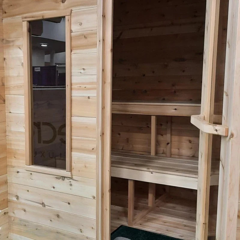 Leisurecraft CT Palmer 6-Person Cabin Outdoor Sauna