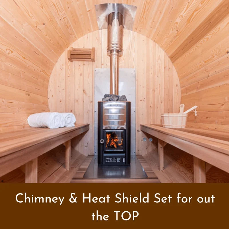 Leisurecraft CT Tranquility 6-Person Barrel Sauna