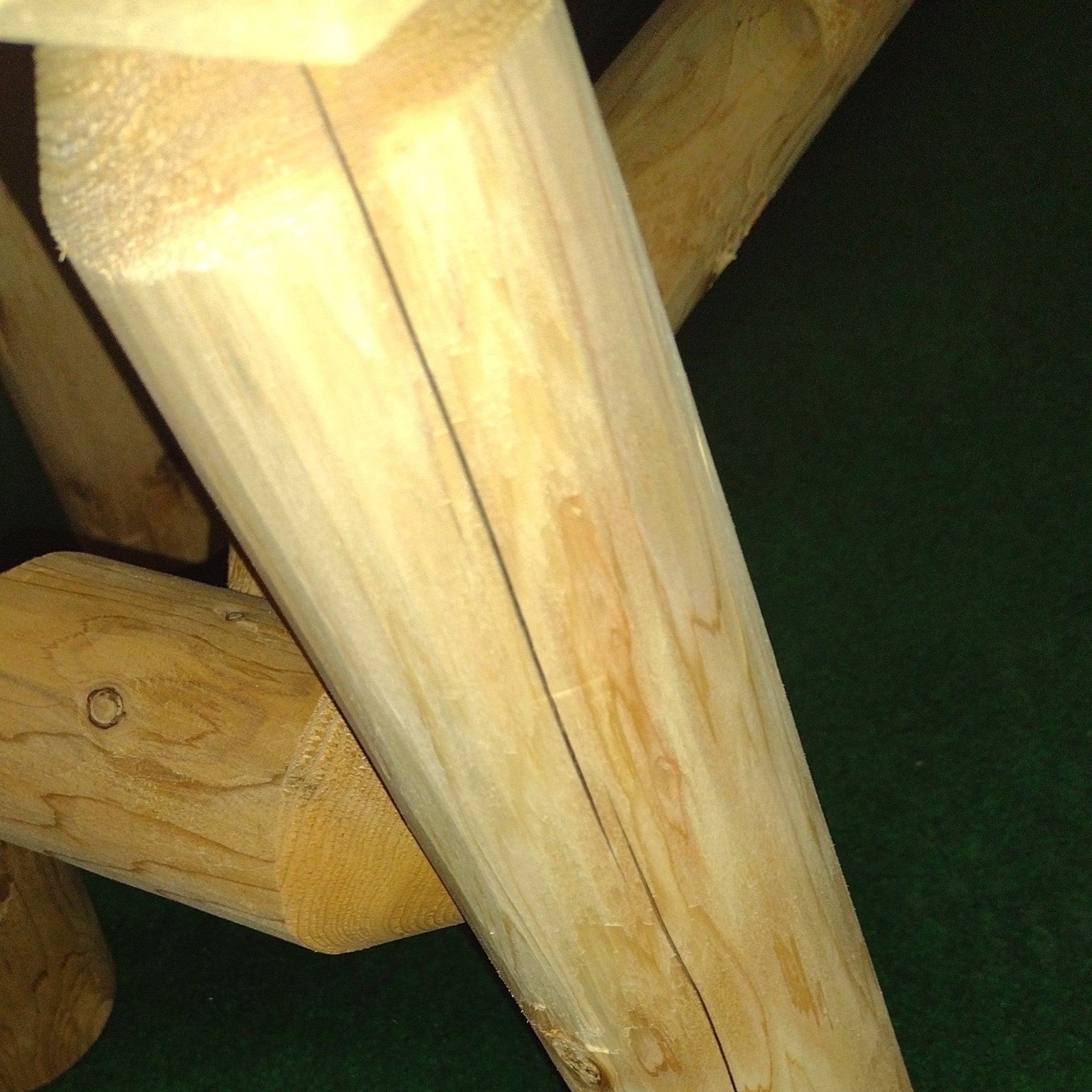 Handmade Rustic Outdoor Picnic Table