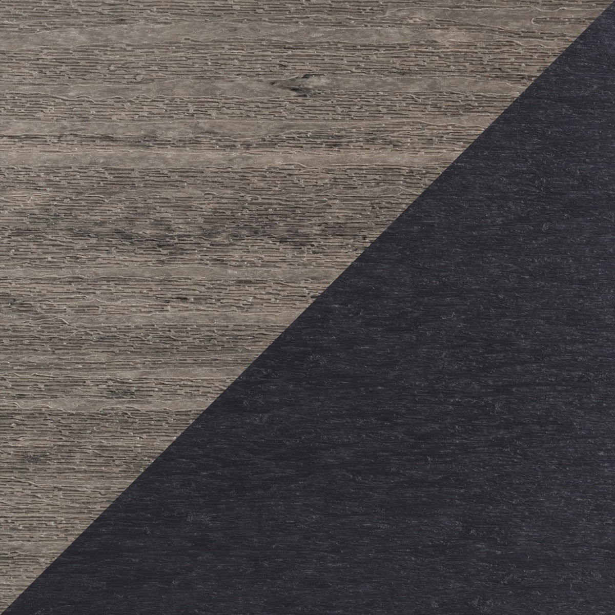 Textured surface featuring a split design in light gray and dark gray tones, resembling wood grain.