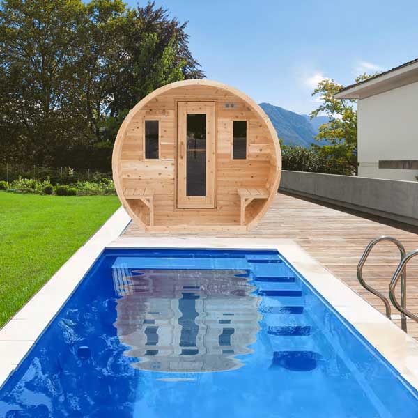 Leisurecraft CT Elation 4-Person Barrel Sauna