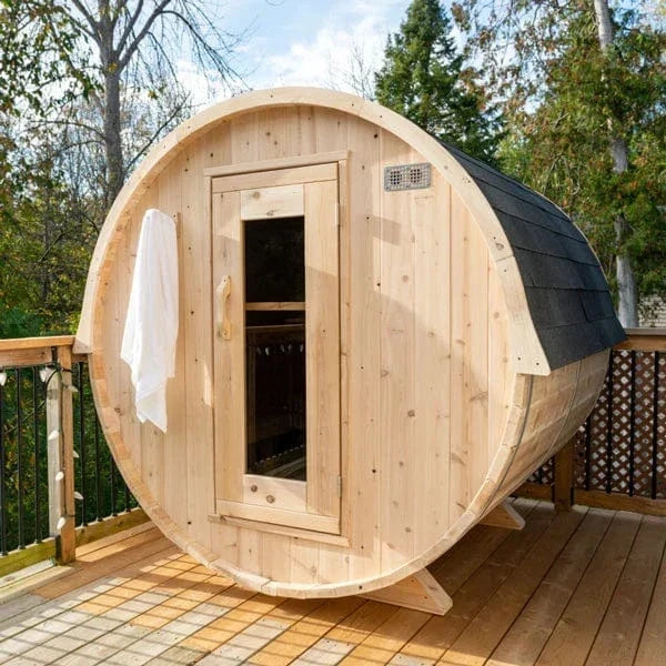 Leisurecraft CT Harmony 4-Person Barrel Sauna
