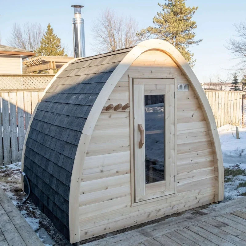 Leisurecraft CT Mini Pod 4-Person Outdoor Sauna