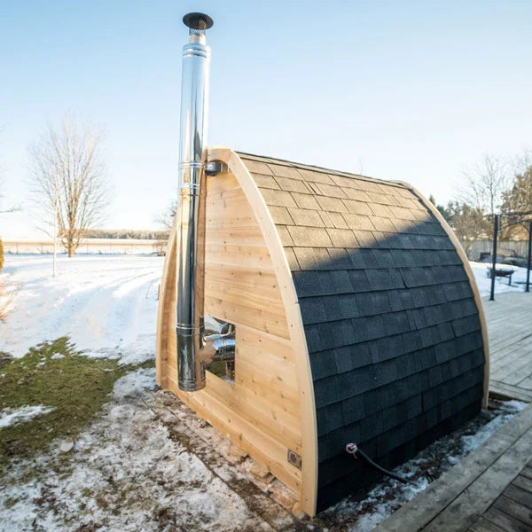 Leisurecraft CT Mini Pod 4-Person Outdoor Sauna