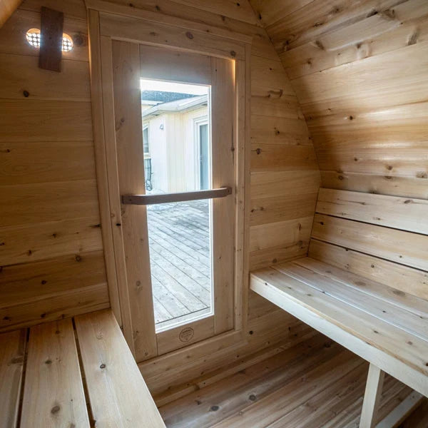Leisurecraft CT Mini Pod 4-Person Outdoor Sauna