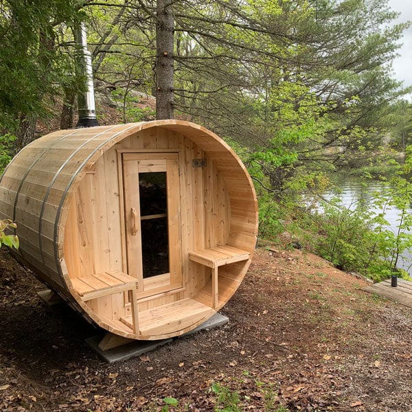 Leisurecraft CT Serenity 6-Person Barrel Sauna