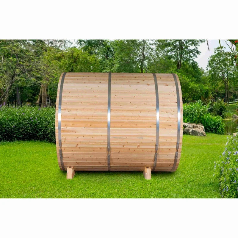 Leisurecraft CT Serenity MP 4-Person Barrel Sauna