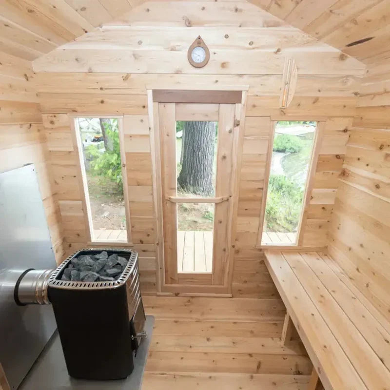 Leisurecraft CT Serenity MP 4-Person Barrel Sauna