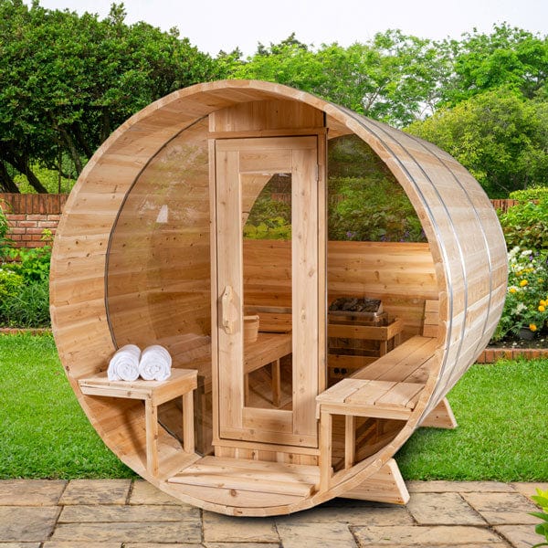 Leisurecraft CT Serenity MP 4-Person Barrel Sauna