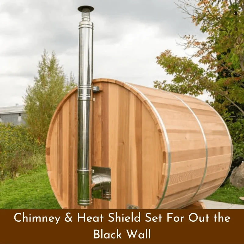 Leisurecraft CT Tranquility 6-Person Barrel Sauna